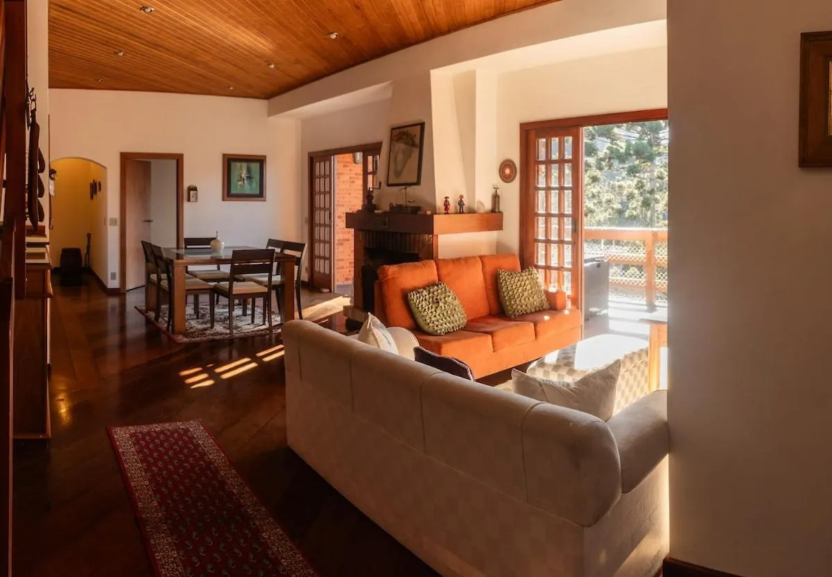 Amplo Apartamento Familiar Em Vila Capivari E Wifi Campos do Jordao